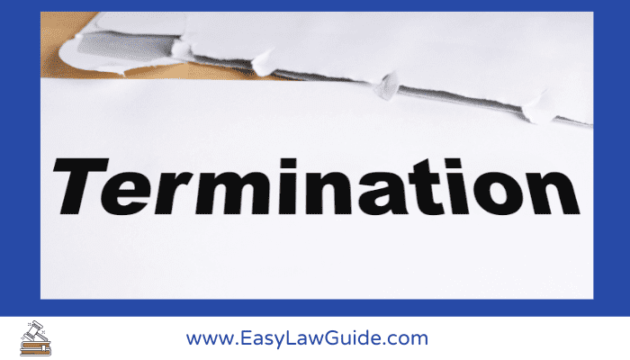 Termination letter image